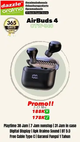 TWS Oraimo OTW-340