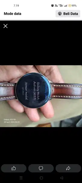Samsung aktive 2  jam casan tali ada 2 jual 750negpo