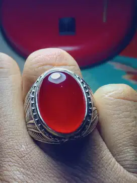 Batu akik red baron