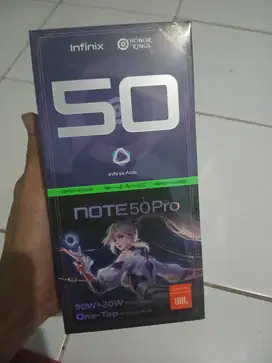Infinix note 50 pro 8+8/256gb baru banget