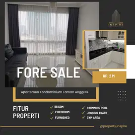 Jual Apartemen Kondominium Ta 2BR termurah furnish best view siap huni