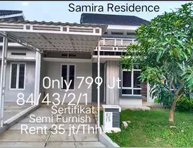 Rumah Murah Kinclong Furnished Samira Residence
