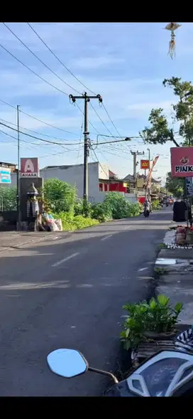Di kontrakan tanah jalan utama Tukad Pancoran, DPS, Bali