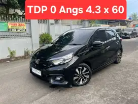 TDP 0 Angs Termurah New Brio RS Cvt 2019 Metic Hitam Low Km Like New