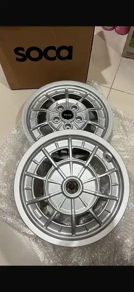 Jual velg Socca Artic Silver