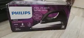 Setrika philips clasic warma black