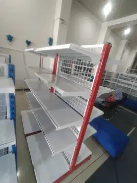 Rak gondola double Termurah