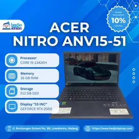 LAPTOP ACER NITRO ANV15-51 TERGOKIL DI MALANG