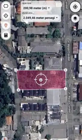 DISEWAKAN TANAH STRATEGIS SIAP BANGUN DI JL RAYA CONDET, JAKARTA TIMUR