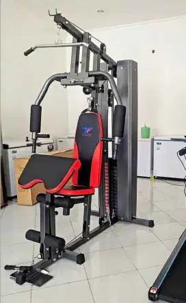 ALAT FITNESS HOME GYM 1 SISI NEW KIRIM PLUS RAKIT