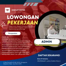Lowongan admin online