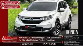 Honda New CRV 1.5 Turbo Prestige AT NIK 2018 White On Black