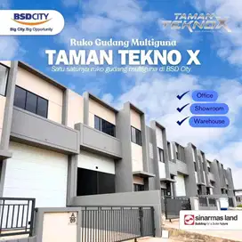 Gudang Taman Tekno X BSD Investasi properti terbaik