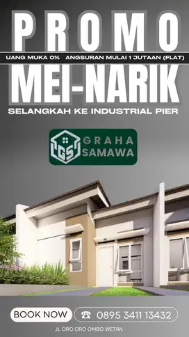 Rumah Subsidi Ready stock Selangkah ke Kawasan Industri PIER