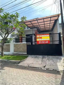 DISEWAKAN Rumah 1 Lantai Siap Huni Galaxi Bumi Permai, Araya Surabaya