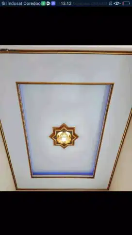 Plafon gypsum dan pvc