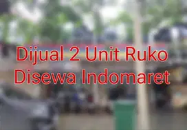 Dijual 2 Unit Ruko Disewakan Indomaret