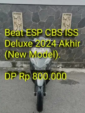 Beat Deluxe 2024 New Model. Pajak ON. Simpanan KM 5rb. Cash/Kredit/TT