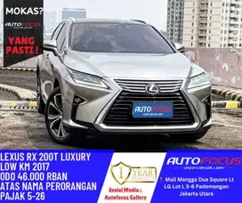 [Warranty 1y] Lexus Rx200T Rx 200 T Luxury AT 2017 Low Km asli 46rban