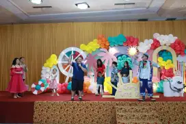 Sewa paket ulang tahun lengkap MC badut dekorasi lumajang