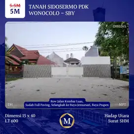 Tanah Sidosermo PDK Wonocolo Surabaya