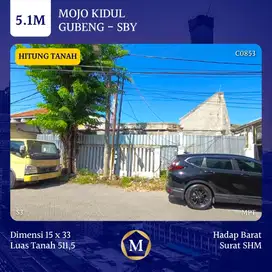 Rumah Hitung Tanah Mojo Kidul Gubeng Surabaya