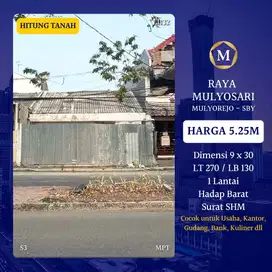 Rumah Hitung Tanah Raya Mulyosari Mulyorejo Surabaya