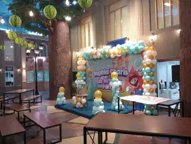 Sewa paket ulang tahun lengkap MC badut dekorasi Bojonegoro