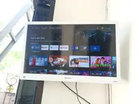 Led Tv Sharp 24inch normal kaki ada