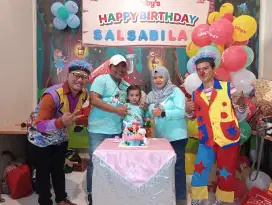 Sewa paket ulang tahun lengkap MC badut dekorasi demak