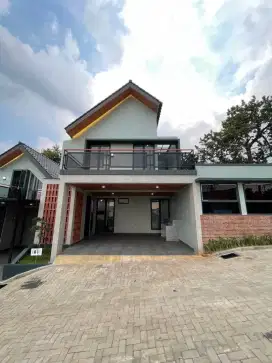 Rumah furnished japandi modern style 900 meter ke pintu tol