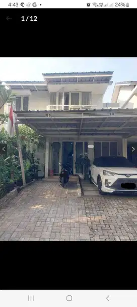 Rumah Cantik Rapih Siap Huni view danau di Citra Gran Cibubur