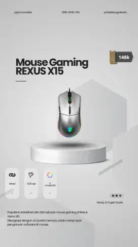 mouse rexus X15