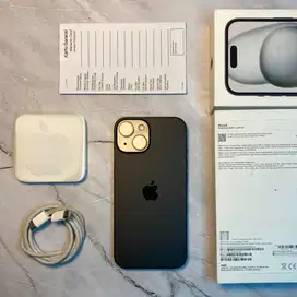 iPhone 15 128GB iBox Fullset Garansi aktif Sep 2025
