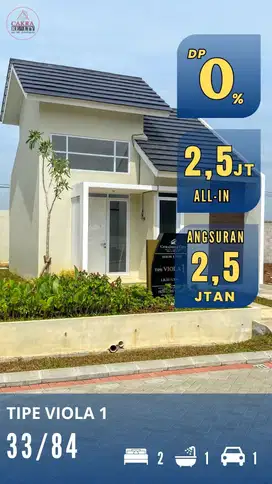 [rumah baru]Siap Huni Rumah PPNDTP Viola 1 Citra Indah City Jonggol