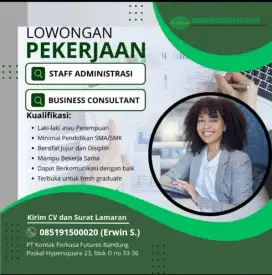 Dibuka lowongan pekerjaan
