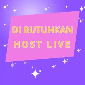 Dibutuhkan host live