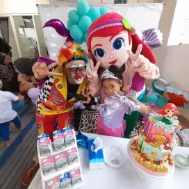 Sewa paket ulang tahun lengkap MC badut dekorasi Cirebon