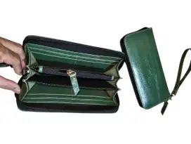 Clas Premium Dompet Kulit Ziper unisex