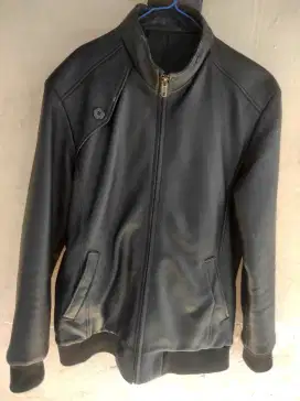jaket kulit domba asli ukuran M