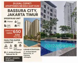 Stock jual 3bedroom siap huni harga BU samping mall bassura