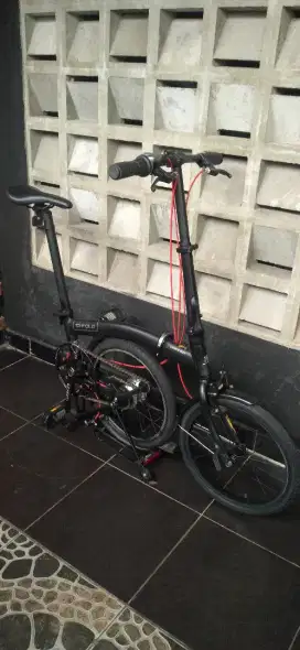 sepeda trifold 7speed upgrade brompton litepro +troy
