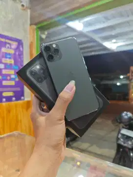 IPHONE 11 PRO 256 INTER ALL OPERATOR SINYAL AMAN FULLSET ORIGINAL