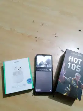 Infinix Hot 10S 4/64+tws ori