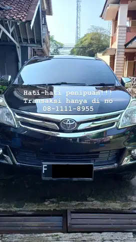 Dijual murah Toyota Avanza type G Hitam