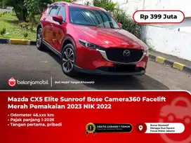 [SUNROOF] Mazda CX5 Elite Bose Camera360 Merah 2022/2023