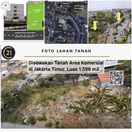 Tanah Disewakan Di Area Komersial Cakung Jakarta Timur Luas 1596