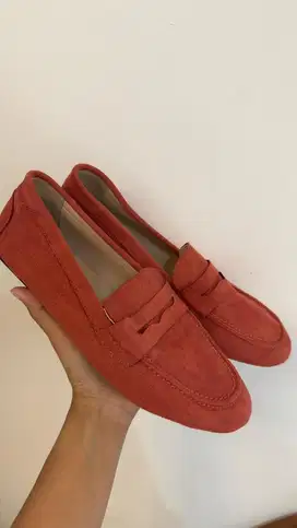 SAPPUN Burdines Suede Penny Loafer 1cm