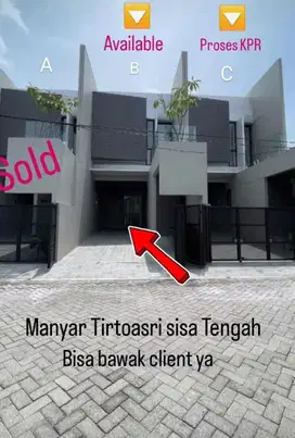 Jual rumah manyar tirtoasri deket merr, kertajaya, dharmahusada