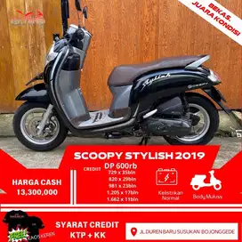 HONDA SCOOPY STYLISH 2019 MULUS SIAP PAKE TERIMA TUKAR TAMBAH